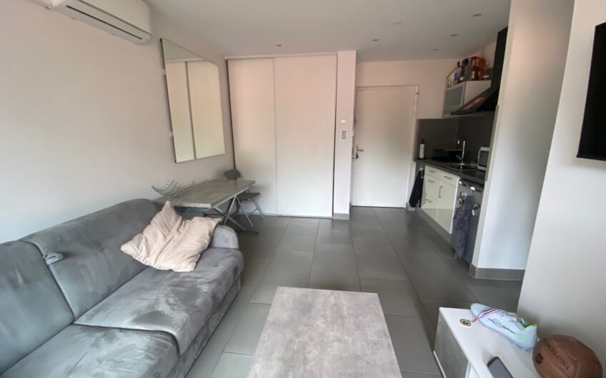 Appartement T2 meublé de 28,56 m² avec balcon