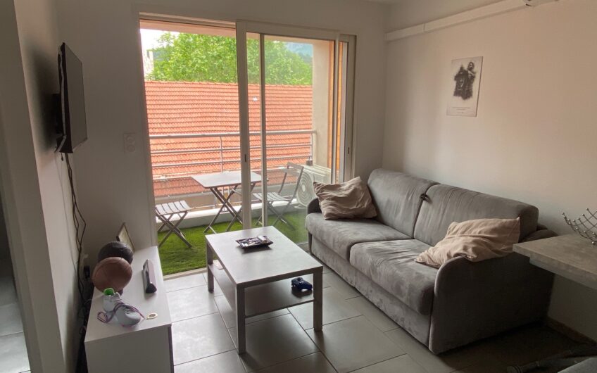 Appartement T2 meublé de 28,56 m² avec balcon