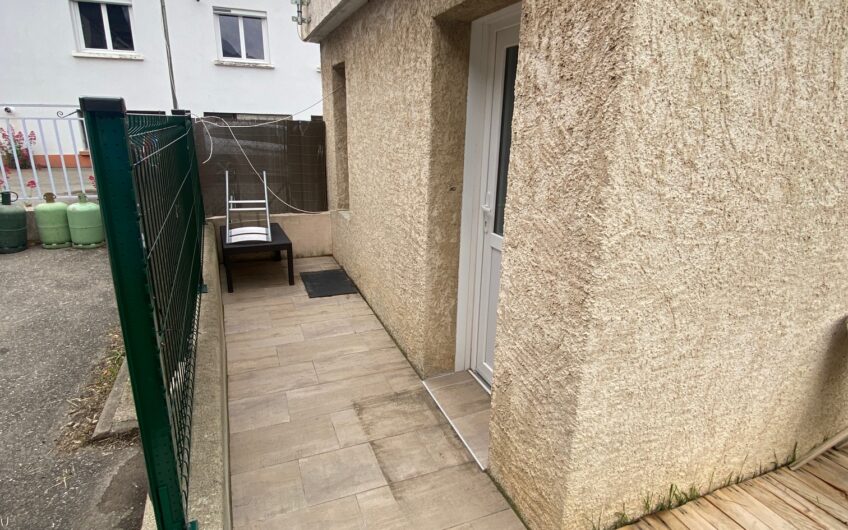 Appartement de type studio, meublé de 16.88m²