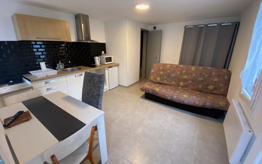 Appartement de type studio, meublé de 16.88m²