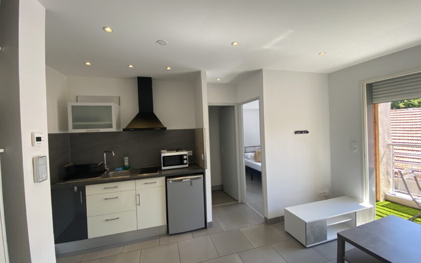Appartement T2 meublé de 28,56 m² avec balcon