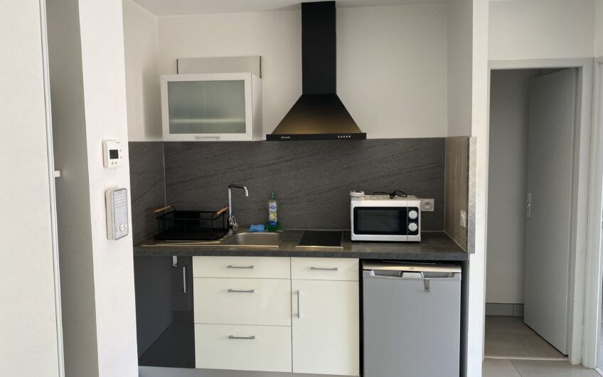 Appartement T2 meublé de 28,56 m² avec balcon