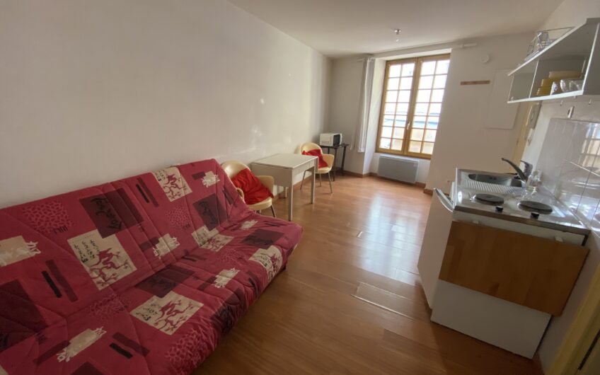 Studio meublé de 18.60 m²
