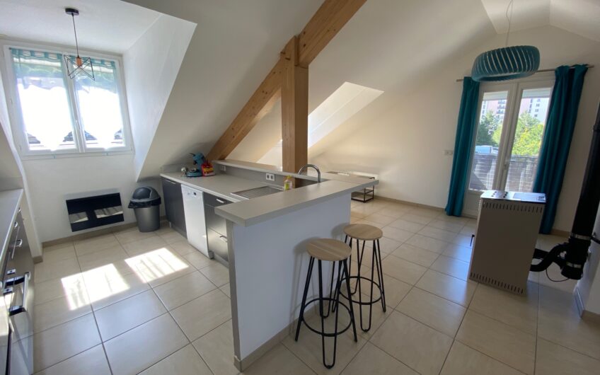 BEL APPARTEMENT T2 MEUBLE DE 64,43 M² AVEC TERRASSE ET GARAGE