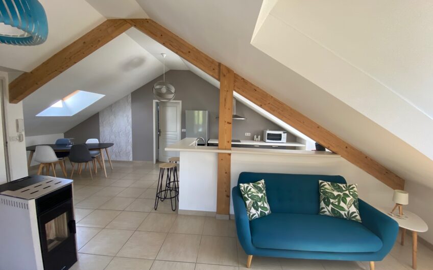 BEL APPARTEMENT T2 MEUBLE DE 64,43 M² AVEC TERRASSE ET GARAGE