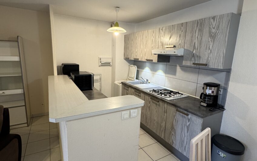 APPARTEMENT T2 DE 45.83 M² MEUBLE AVEC TERRASSE ET PARKING