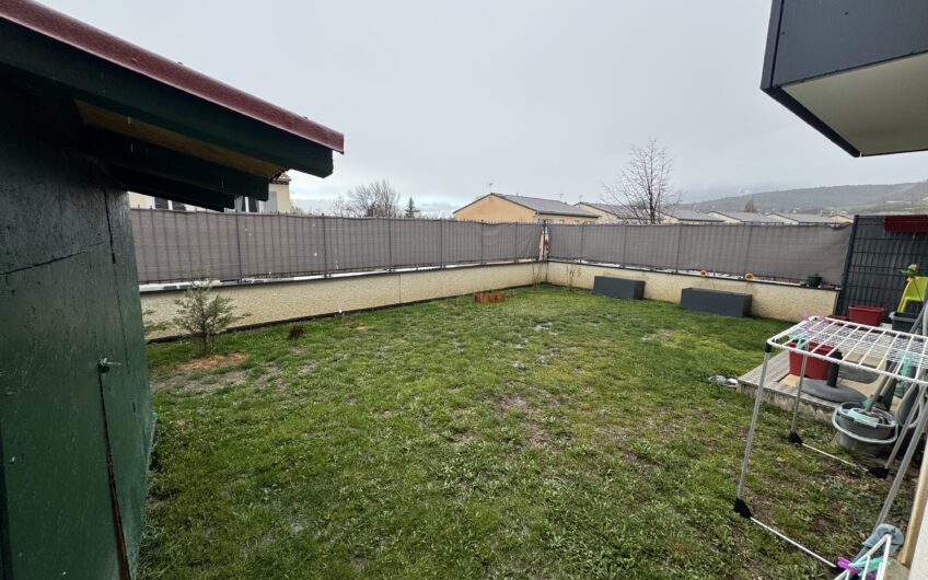 APPARTEMENT T3 DE 60 M² EN REZ-DE-JARDIN AVEC PARKING – RCE ESPRIT VERDE