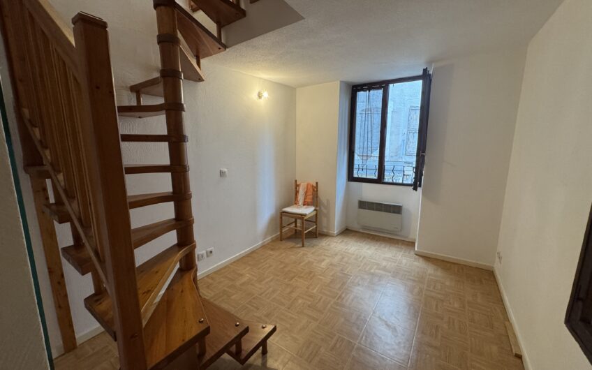 T1 de 23.72 m² en souplex en centre ville