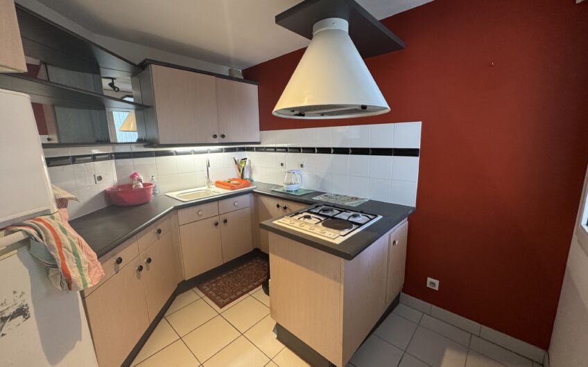 BEL APPARTEMENT MEUBLÉ T2 BIS DE 59.39 M² AVEC TERRASSE, CAVE, GARAGE ET PARKING