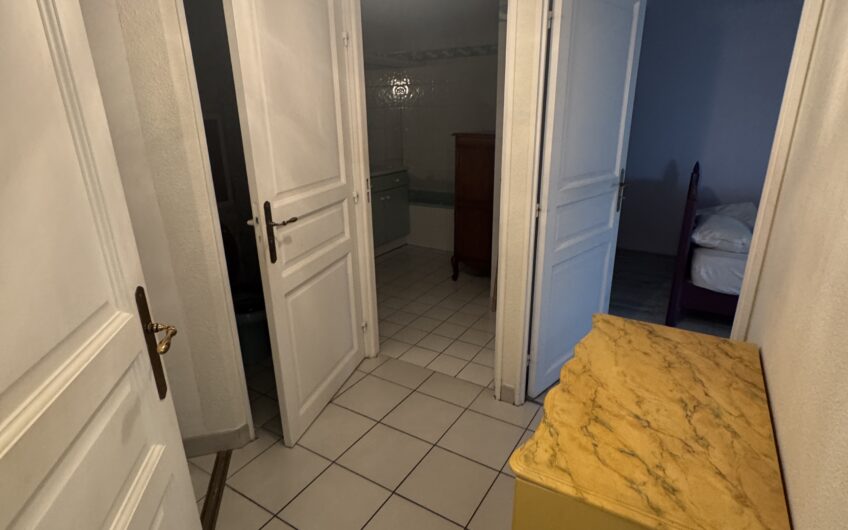 BEL APPARTEMENT MEUBLÉ T2 BIS DE 59.39 M² AVEC TERRASSE, CAVE, GARAGE ET PARKING